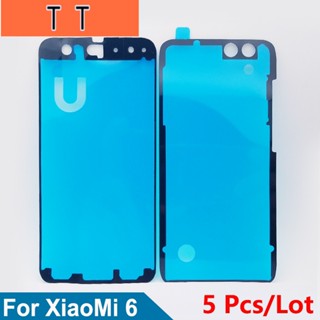  เทปกาวสติกเกอร์ หน้าจอ LCD กันน้ํา มีกาวในตัว สําหรับ Xiaomi 6 Mi6 5 ชิ้น ต่อล็อต