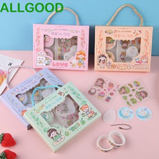 Allgoods ชุดสติกเกอร์การ์ด กันน้ํา ลายการ์ตูน DIY