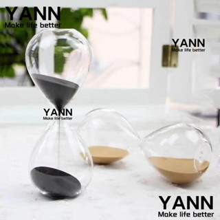 Yann1 นาฬิกาทรายจับเวลา 15 นาที 30 นาที แบบใส สีพื้น กันน้ํา งานฝีมือ สร้างสรรค์ ตกแต่งวันวาเลนไทน์