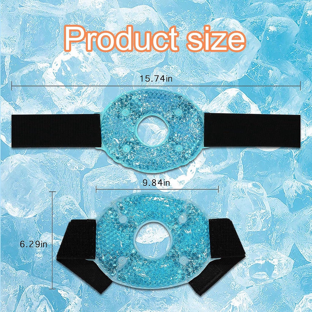 Neenca ถุงน้ําแข็งเจล บรรเทาอาการปวดเข่า ข้อต่อ ข้อศอก และเข่า ใช้ซ้ําได้ ขนาดใหญ่ สําหรับบําบัดอาการปวดเข่า - รูปที่ 4