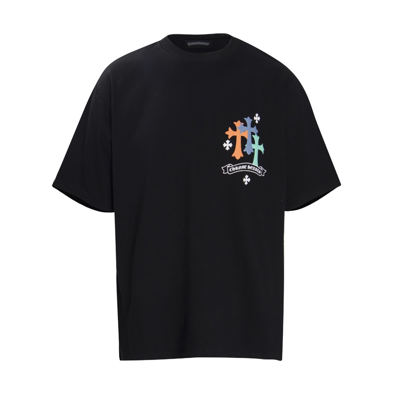 Fashion Chr5Ome88 เสื้อยืดลําลอง แขนสั้น คอกลม ผ้าฝ้าย ลายดอกทานตะวัน หน้ายิ้ม สําหรับผู้ชาย และผู้หญิง