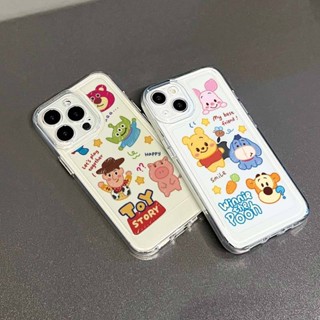 เคสโทรศัพท์มือถือแบบนิ่ม ใส ลายการ์ตูนหมี สตรอเบอร์รี่ สําหรับ Itel S23 4G S665L A60S A60 P40 P662L