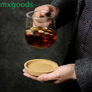 Mxgoods แผ่นฉนวนกันความร้อน กันลื่น สําหรับบ้าน คาเฟ่ สํานักงาน ที่รองแก้วชา กาแฟ