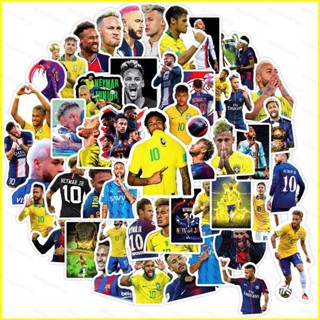 Yyds สติกเกอร์ ลายฟุตบอล Neymar กันน้ํา สําหรับติดตกแต่งแล็ปท็อป สเก็ตบอร์ด 50 ชิ้น ต่อชุด