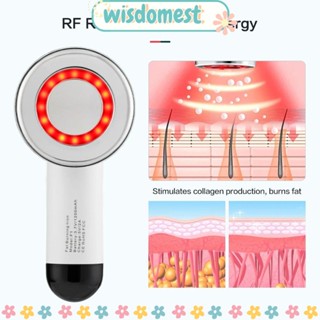 Wisdomest เครื่องนวดกระชับสัดส่วนร่างกาย 9 IN 1 EMS เผาผลาญไขมัน, วิทยุความถี่ RF ในครัวเรือน LED อินฟราเรด ยกกระชับผิว ลดไขมัน อุปกรณ์ลดน้ําหนัก