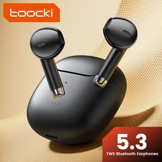 Toocki TWS หูฟังบลูทูธไร้สาย 5.3 HiFi กันน้ํา พร้อมไมโครโฟน กล่องชาร์จ