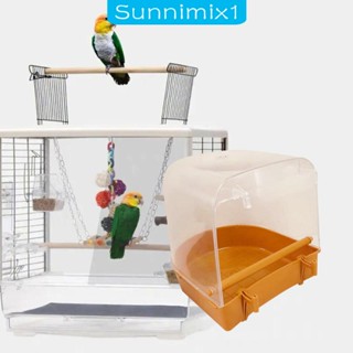 [Sunnimix1] อ่างอาบน้ํานกแก้ว อุปกรณ์เสริม สําหรับกรงนกแก้ว