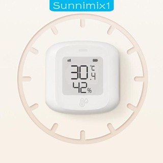 [Sunnimix1] เครื่องวัดอุณหภูมิ และความชื้น แบบดิจิทัล หน้าจอ LCD สําหรับสระว่ายน้ํา สวน ออฟฟิศ