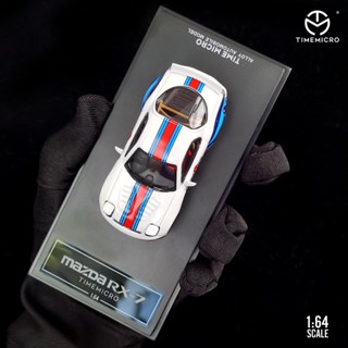 Tm 1:64 Mazda RX7 Martini Diecast รถของเล่น สําหรับเด็กผู้ชาย ของขวัญวันเกิด ของเล่นเด็ก รถสะสม