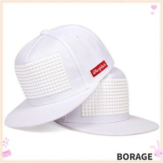 Borag หมวกเบสบอล ผ้าฝ้าย ระบายอากาศ ทรงสามเหลี่ยม 3 สี สไตล์ฮิปฮอป สําหรับผู้ชาย และผู้หญิง