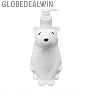 Globedealwin Soap Dispenser  Pump Bottle Splashing Proof Easy Refilling PE Spiral Mouth Large  for Kitchen