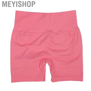 Meyishop Yoga Shorts Athletic Hip Lift Fast Dry Belly Control Soft Elastic Breathable for Women Exercise Dancing