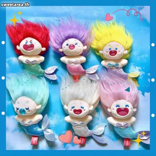 14cm Stuffed  Toy Cartoon Mermaid Humanoid Doll Diy Doll Child Comfortable Plush Toy Cute Doll