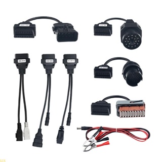 Xin สายเคเบิลสแกนเนอร์วินิจฉัย OBD1 เป็น OBD2 MutliDiag Pro Autocom CDP Pro OBD2 8 ชิ้น