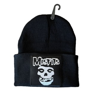 Misfits Beanie Rock N Roll หมวกแก๊ป โลหะ สไตล์พังก์ พังก์ ฤดูหนาว