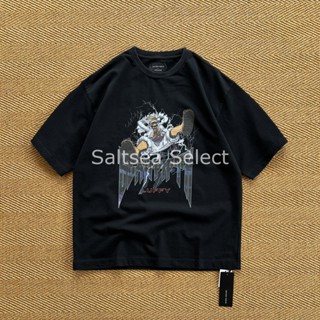 เสื้อยืดแขนสั้น ผ้าฝ้ายแท้ พิมพ์ลาย ONE PIECE S/S ONE PIECE สําหรับผู้ชาย และผู้หญิง