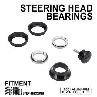 JFG moto Steering Head Bearings set For AVENTURE 2 STEP-THROUGH Aluminum MOTORCYCLE Stainless Steel