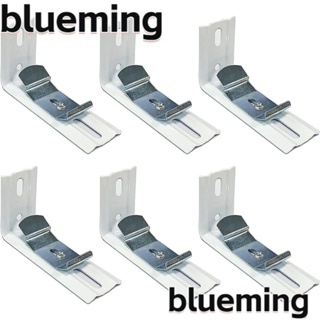 Blueming2 มู่ลี่แนวตั้ง ตัว L กว้าง 1-1/2 นิ้ว (38 มม.) ยาว 3 นิ้ว สีขาว 6 ชิ้น