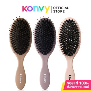 หวีขนหมูป่า Chors First Step Hair Brush [Random Color 1pcs] หวีถนอมเส้นผมและลดการกระชาก.