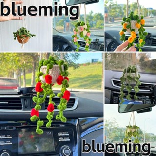 Blueming2 จี้พืชอวบน้ํา แฮนด์เมด สําหรับผู้หญิง ตกแต่งภายในรถยนต์