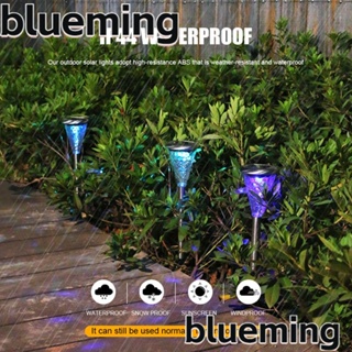 Blueming2 โคมไฟ LED พลังงานแสงอาทิตย์ กันน้ํา หลากสี สําหรับติดทางเดิน