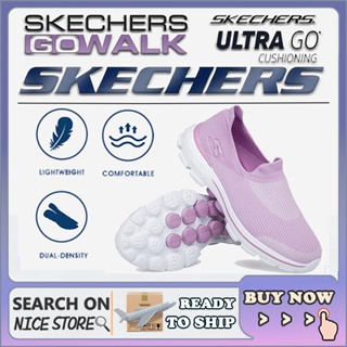 [penghantaran Ekspres] Skechers_Go Walk รองเท้าผ้าใบ ลําลอง น้ําหนักเบา ระบายอากาศ เข้ากับทุกการแต่งกาย สําหรับสตรี