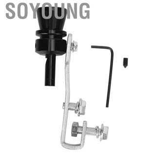 Soyoung Turbo  Whistle Car Modification Tail Throat Exhaust  Aluminium Alloy Black