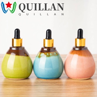 Quillan ขวดเปล่า ใส่น้ําหอม น้ํามันหอมระเหย แบบพกพา สีสันสดใส หรูหรา สปา อุปกรณ์ร้านเสริมสวย ขวดเครื่องสําอาง ขวดรีฟิล