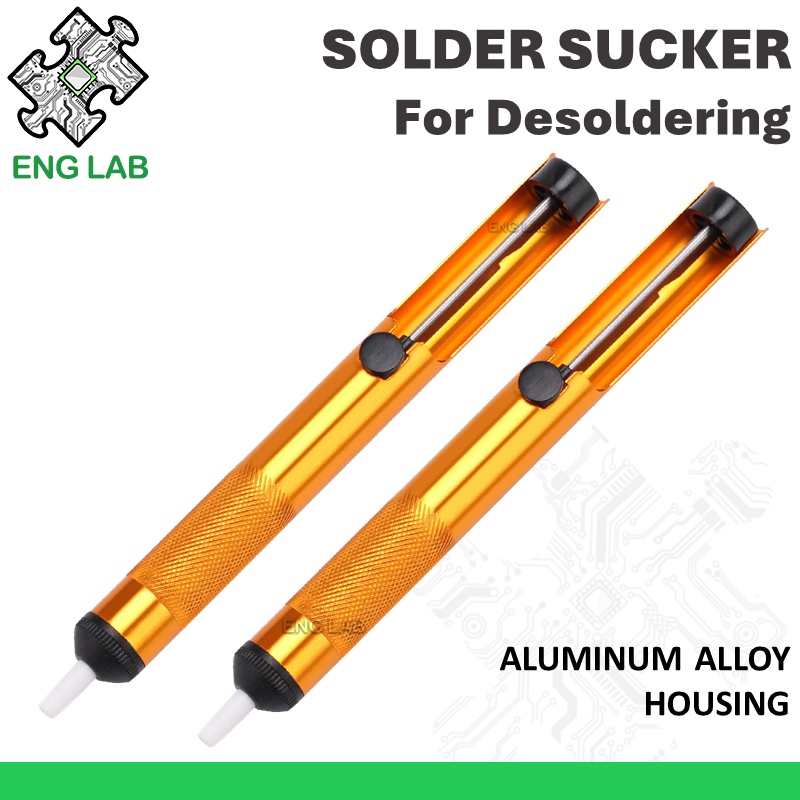 ENGLAB อลูมิเนียมดูดบัดกรี,ปั๊มสูญญากาศ Desoldering,เครื่องมือกำจัดบัดกรี