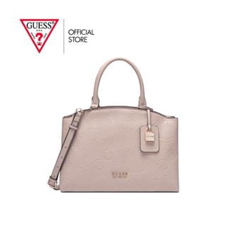 GUESS กระเป๋าสะพายผู้หญิง รุ่น SG903006 MELROSE AVE SATCHEL สีน้ำตาล