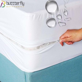 Buttterfly ผ้าคลุมเตียง กันน้ํา กันฝุ่น มีซิป 6 ด้าน สําหรับบ้าน