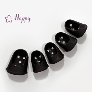 &lt;Happybay&gt; ถุงมือป้องกันรังสียูวี Led สีดํา สําหรับตกแต่งเล็บ 1 ชิ้น