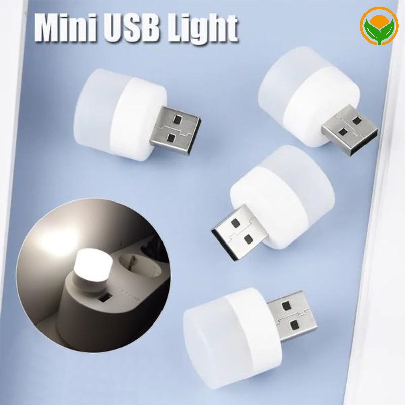 โคมไฟกลางคืน LED ทรงกลม ขนาดเล็ก สีขาว อบอุ่น เสียบ USB สําหรับคอมพิวเตอร์ พาวเวอร์แบงค์ กลางแจ้ง