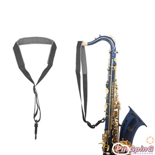 สายคล้องคอไนล่อนแซกโซโฟน พร้อมตะขอ ปรับระดับได้ สําหรับ Alto Tenor Saxophone