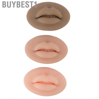 Buybest1 3pcs Tattoo Cosmetic Practice Silicone Lips Skin Model Artificial 3D Fake