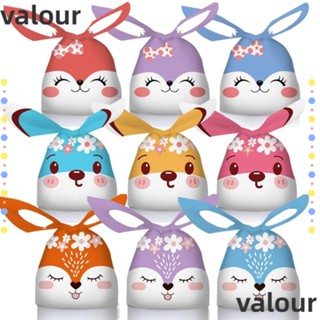 Valour ถุงขนมหูกระต่าย คละสี สําหรับใส่ขนมหวาน ของขวัญ 50 ชิ้น