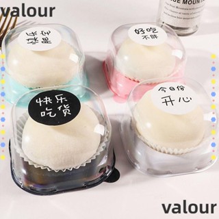 Valour กล่องพลาสติก สําหรับใส่ขนมไหว้พระจันทร์ เค้ก ขนมหวาน DIY 50 ชิ้น