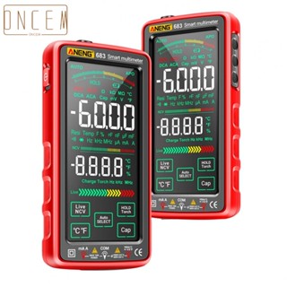 【ONCEMOREAGAIN】683 FullScreen Digital Multimeter TouchScreen Multimeter USB Li-battery Charging