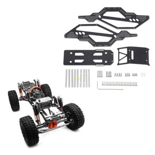 Youn แผ่นแปลงโครงรถบังคับ อะลูมิเนียมอัลลอย พร้อมสกรู สําหรับรถบังคับ 1 24 Axial SCX24 90081 1 ชุด