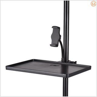 Microphone Stand Clamp-on Tray for Sound Card and Phone Organization