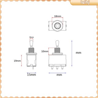 [Lslhj] สวิตช์โยกเลือกปิ๊กอัพ 3 ทาง สีดํา สําหรับกีตาร์ไฟฟ้า LP