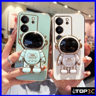 เคส Vivo V29 5G V20 V21 5G V23E V23 5G V25E V25 5G V27 5G เคสโทรศัพท์มือถือ ลายนักบินอวกาศ Nasa พร้อมขาตั้ง สําหรับ Vivo V29 5G YHY