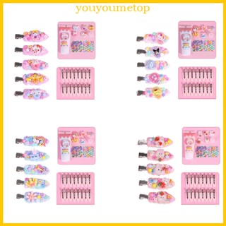 Youyo กิ๊บติดผม ฐาน และอุปกรณ์ตกแต่ง สําหรับผู้ใหญ่ เด็ก DIY