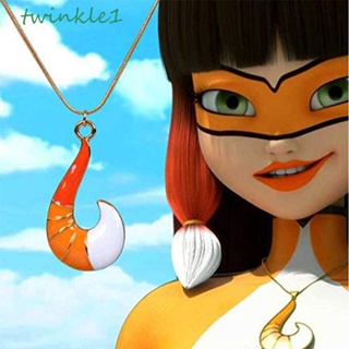 Twinkle1 สร้อยคอ จี้การ์ตูนแมลงเต่าทอง โลหะ กระดิ่งแขวน เครื่องประดับคอสเพลย์