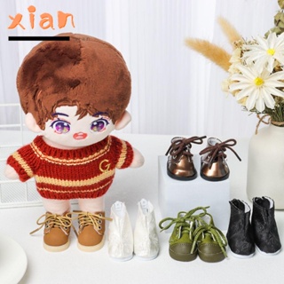 Xianen รองเท้าบูทแฟชั่น ขนาด 20 ซม. สําหรับตุ๊กตา 1/12 DIY