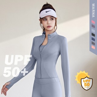 YOUMI Jaket Lengan Panjang Yoga Gym UPF 50+/Anti UV YM002