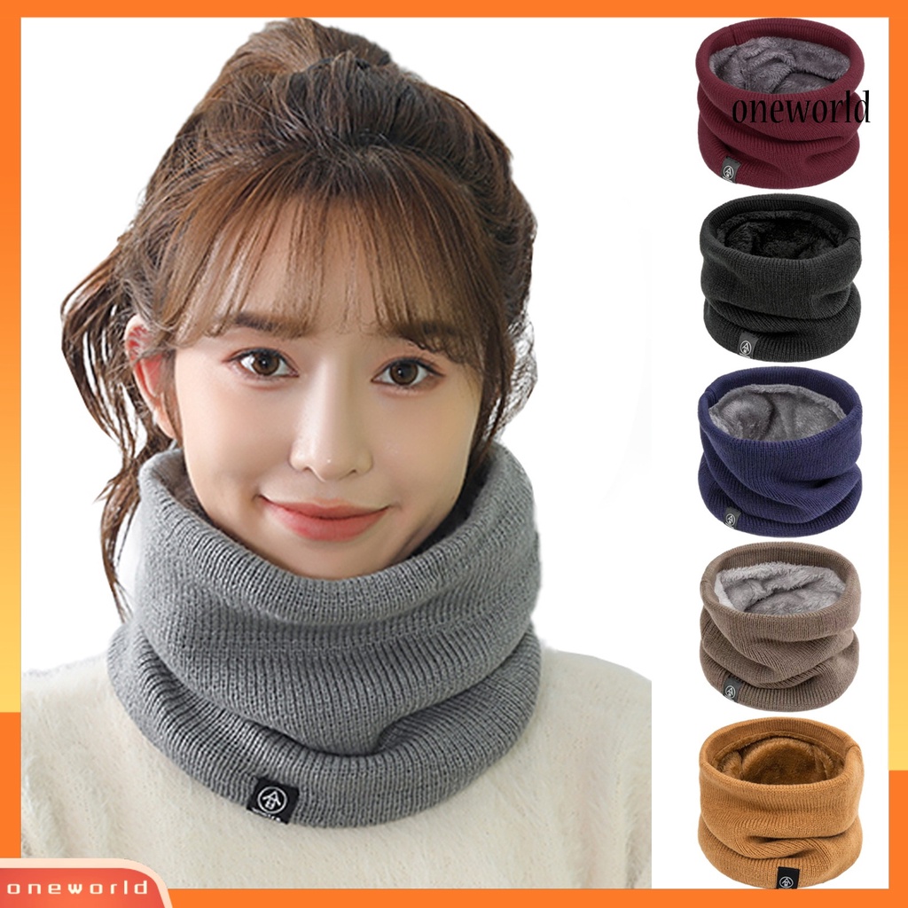 [ONE] Unsiex ปลอกคอ ผ้ากํามะหยี่ขนนิ่ม หนา ให้ความอบอุ่น กันลม กันความหนาว สีพื้น สําหรับขี่จักรยาน เล่นสกี เล่นสเก็ต กลางแจ้ง