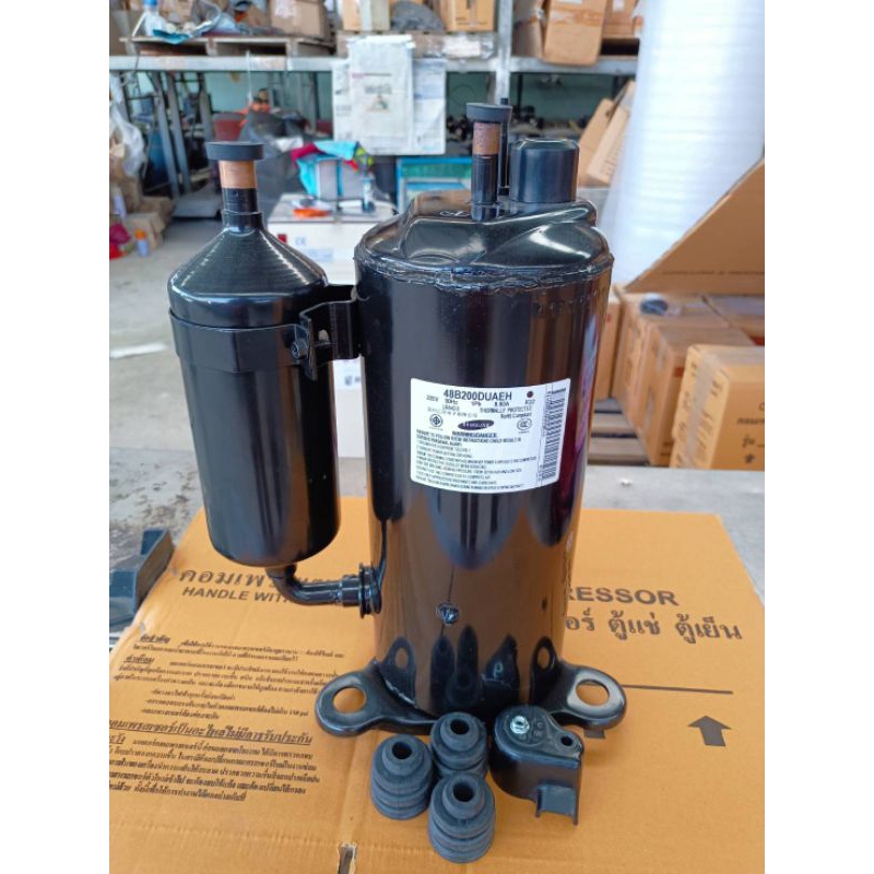 คอมแอร์ใหม่ ยี่ห้อซัมซุง ขนาด 18000-20000 btu รุ่น 48B200 น้ำยาR22