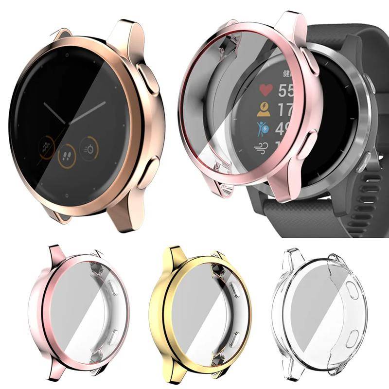 เคสป้องกันสําหรับ Garmin Venu 3S 3 สมาร์ทวอท์ช TPU ชุบกรอบป้องกันสําหรับ Garmin Venu 3 S อุปกรณ์กันชน