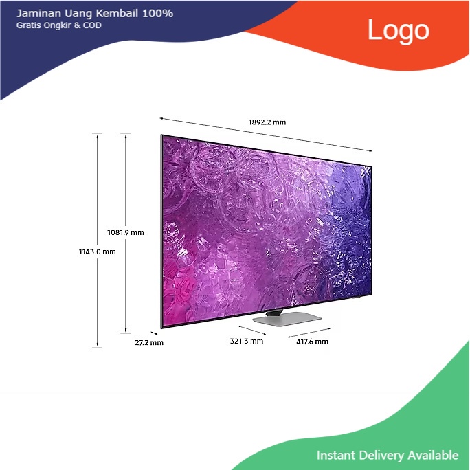 PQ SAMSUNG QA85QN90CAKXXT Neo QLED 4K (2023) Smart TV 85 นิ้ว 🚀ส่งของเดี๋ยวนี้🚀